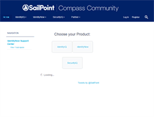 Tablet Screenshot of community.sailpoint.com